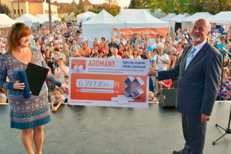 Csorna dobogós lett a Richter Egészségváros ranglistáján