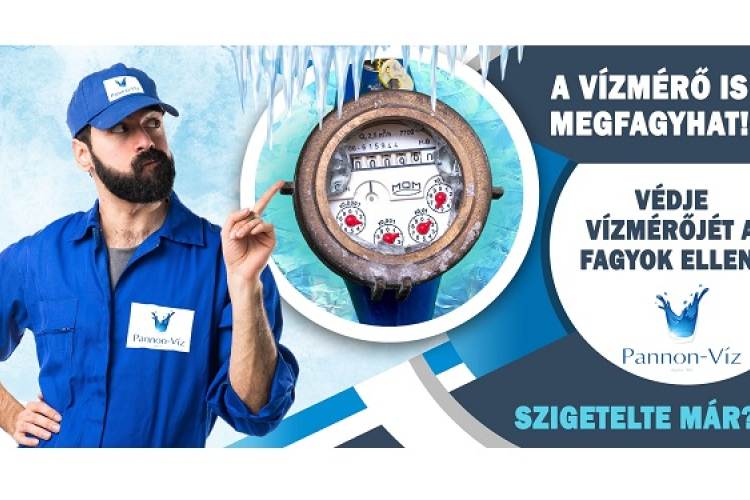Védje vízmérőjét a fagyok ellen!