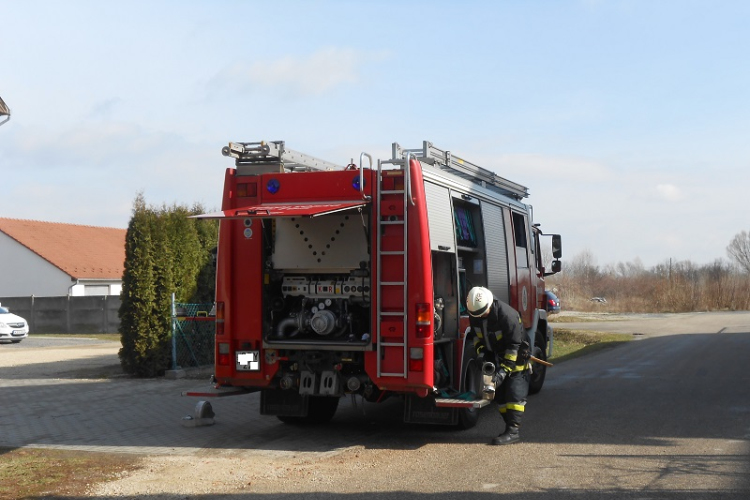 Tűzoltó gyakorlat Fertődön