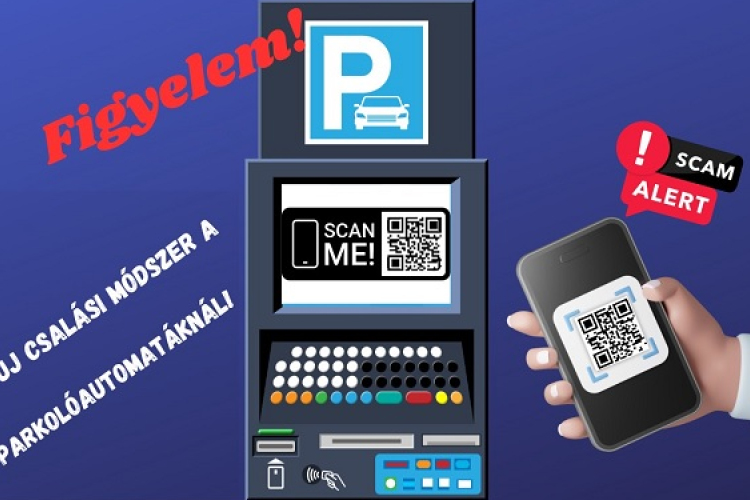 Már a parkolóautomaták QR kódjainál is csalnak!