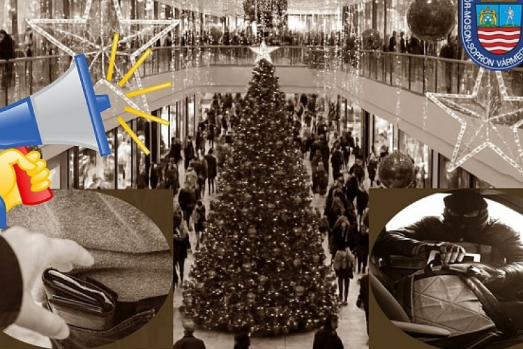 Legyünk óvatosak a zsúfolt bevásárlóközpontokban!