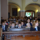 Iskolai évnyitó szentmise (Veni Sancte) a szanyi római katolikus templomban
