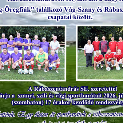„Öreg-öregfiúk” találkozók története.