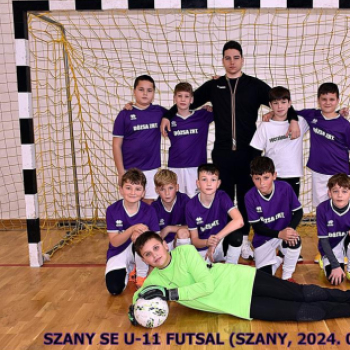 Futsal bajnokság az U 11-es korosztálynak Szanyban.