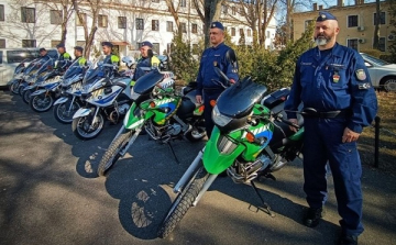 Tavaszi szemlén ellenőrizték a járőrmotorok állapotát